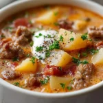 Spicy Sausage Potato Soup