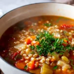 Best Ever Vegetable Barley Soup Recipe