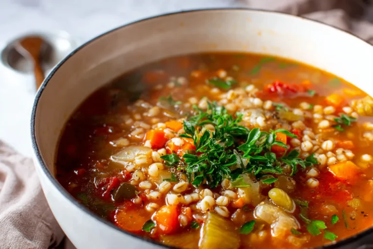 Best Ever Vegetable Barley Soup Recipe
