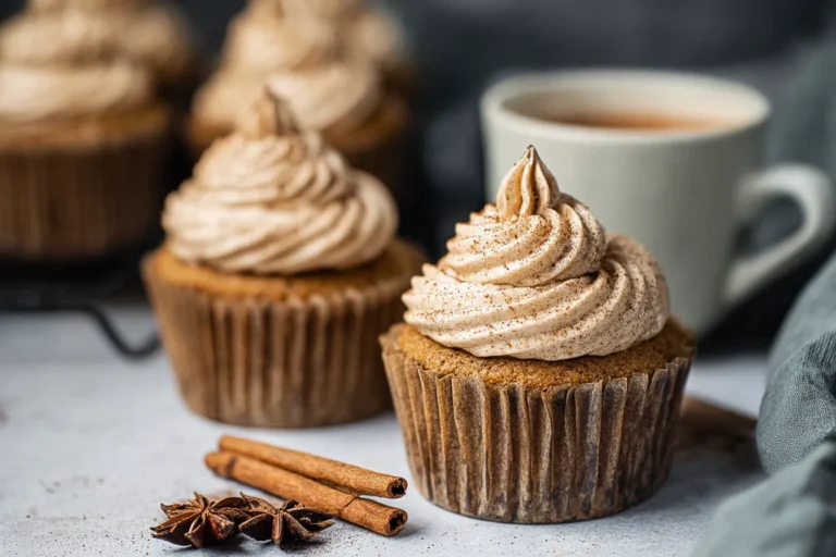 Brown Butter Dirty Chai Cupcakes