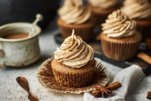 Brown Butter Dirty Chai Cupcakes