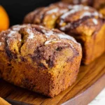 Cinnamon Swirl Pumpkin Bread Mini Loaves