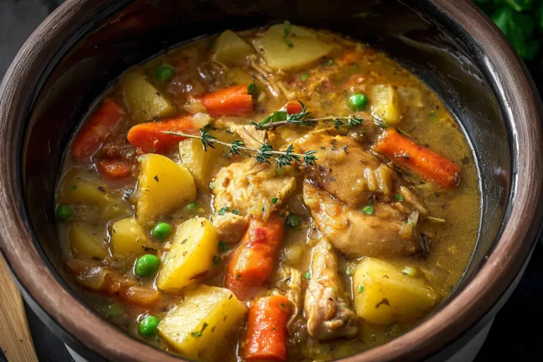 Cozy Slow Cooker Chicken Stew