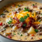 Creamy Cheeseburger Soup Recipe