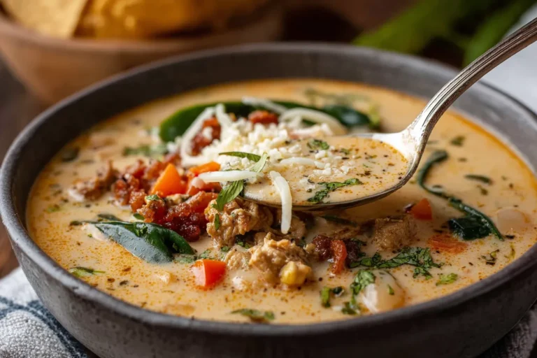 Creamy Chicken Tortilla Soup Recipe