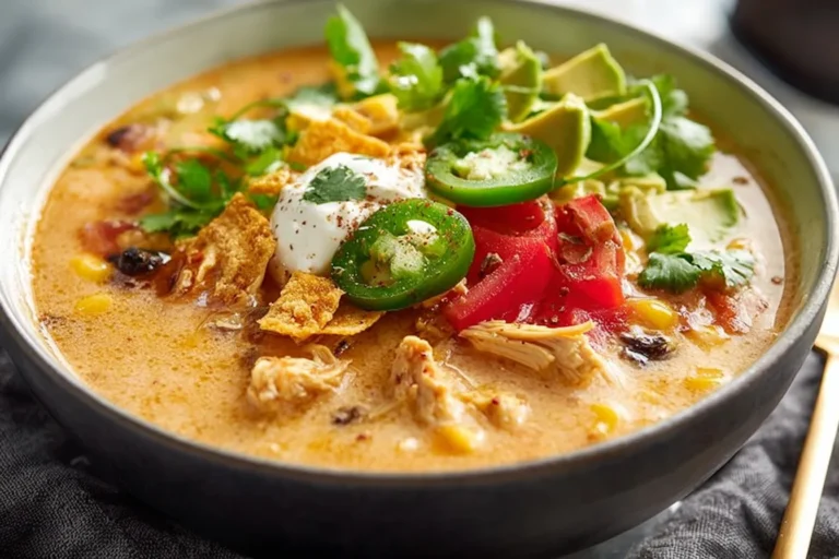Creamy Chicken Tortilla Soup Recipe