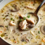Creamy Chicken and Mushroom Soup