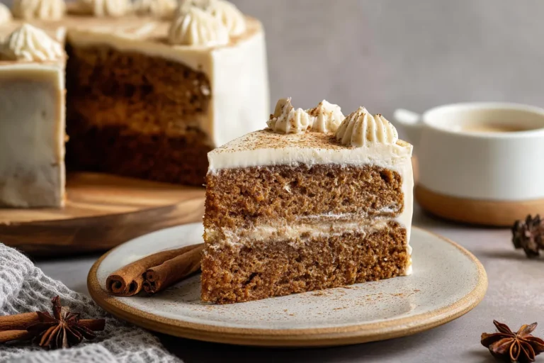 Easy Chai Spice Cake with Vanilla Bean Frosting