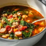Easy Chicken Sausage and Veggie Soup
