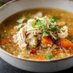 Easy Chicken and Quinoa Soup