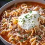 Easy One Pot Lasagna Soup