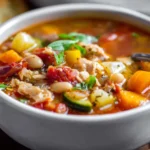 Easy One Pot Turkey Veggie Soup