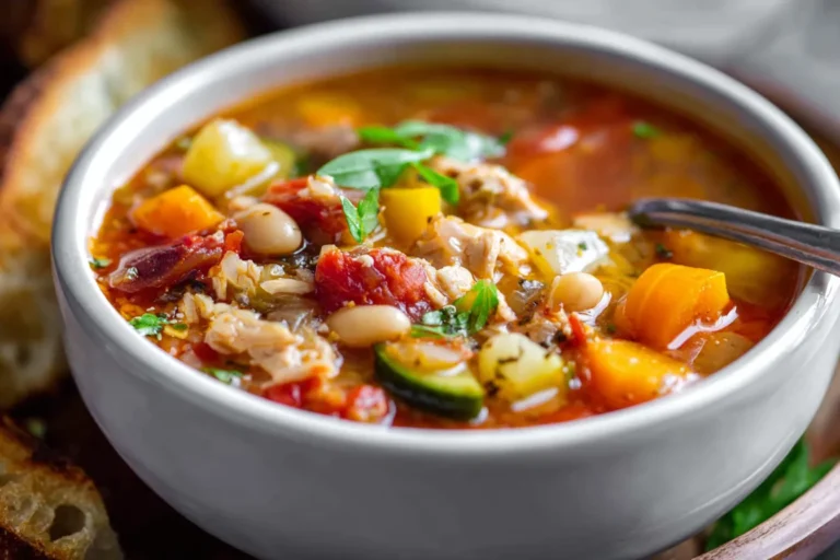 Easy One Pot Turkey Veggie Soup