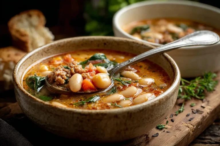Easy One Pot Tuscan Bean Soup