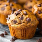 Easy Pumpkin Chocolate Chip Muffins