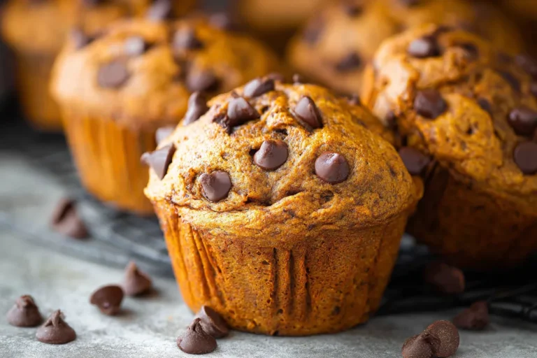 Easy Pumpkin Chocolate Chip Muffins