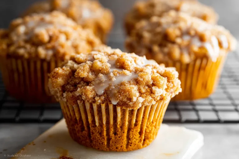 Easy Pumpkin Crumb Cake Muffins