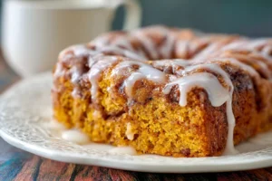 Easy Pumpkin Honey Bun Cake