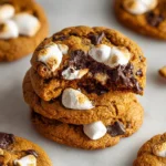 Easy Pumpkin S'mores Cookies