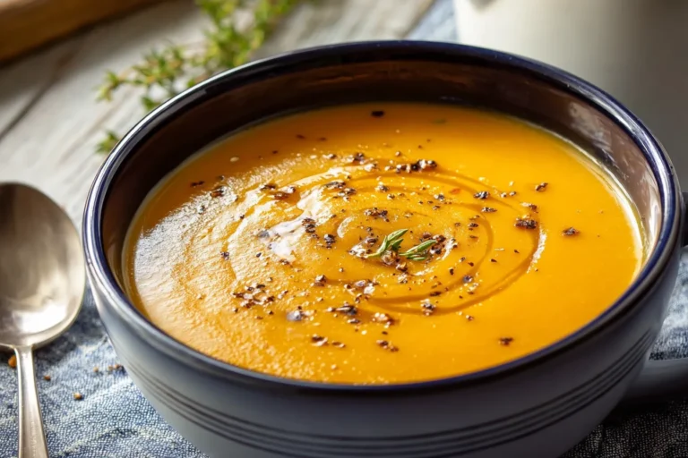 Easy Slow Cooker Butternut Squash Soup