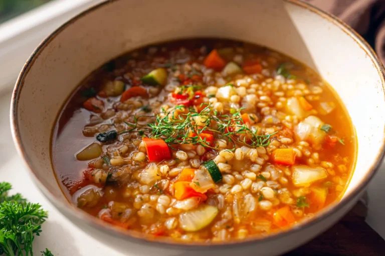 Hearty Vegetable Barley Soup