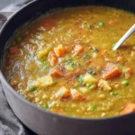 High Protein Split Pea Soup