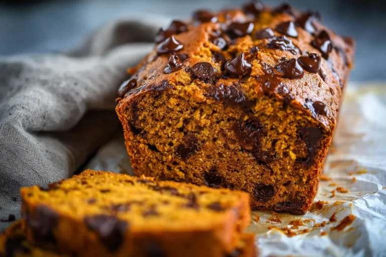 One Bowl Pumpkin Chocolate Chip Bread