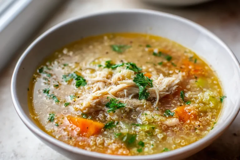 Protein-Packed Chicken Quinoa Soup