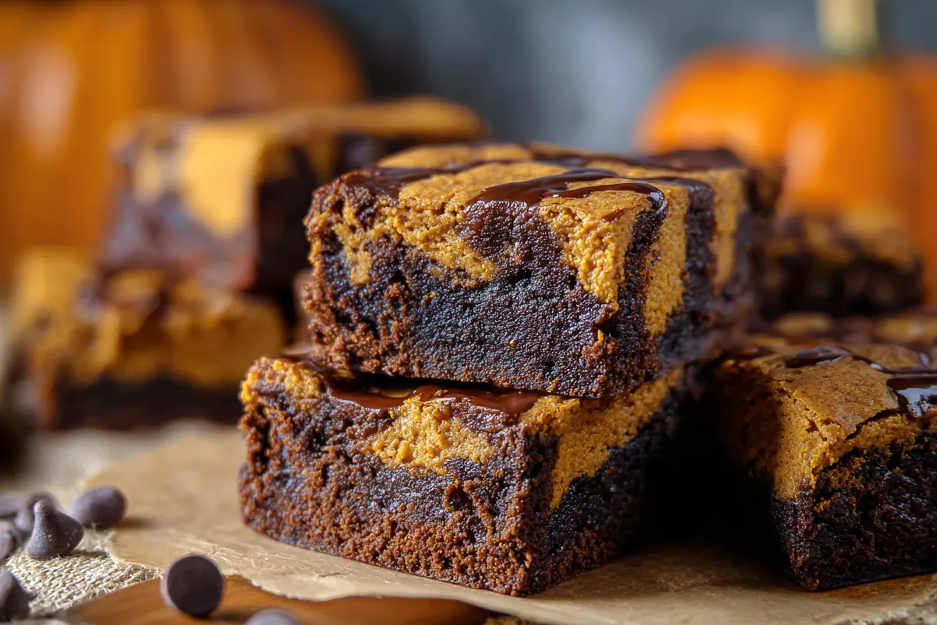 Pumpkin Brownies