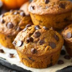 Pumpkin Chocolate Chip Muffins