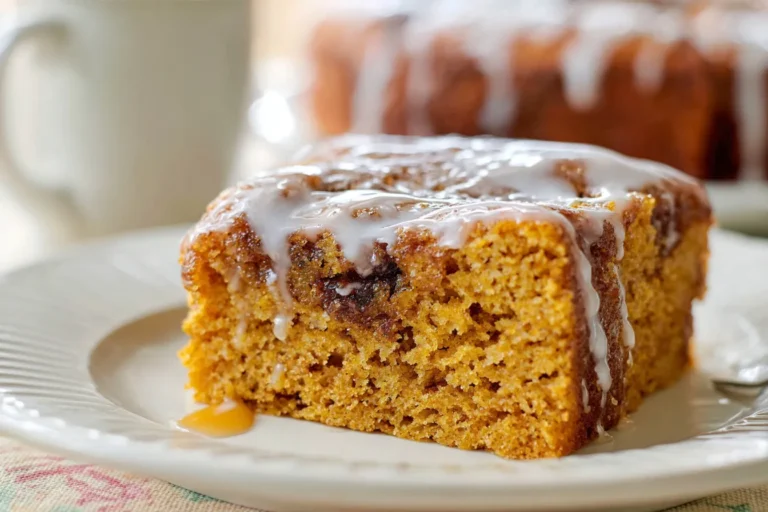 Pumpkin Honey Bun Cake