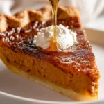 Pumpkin Pie Brûlée with Bourbon Whipped Cream