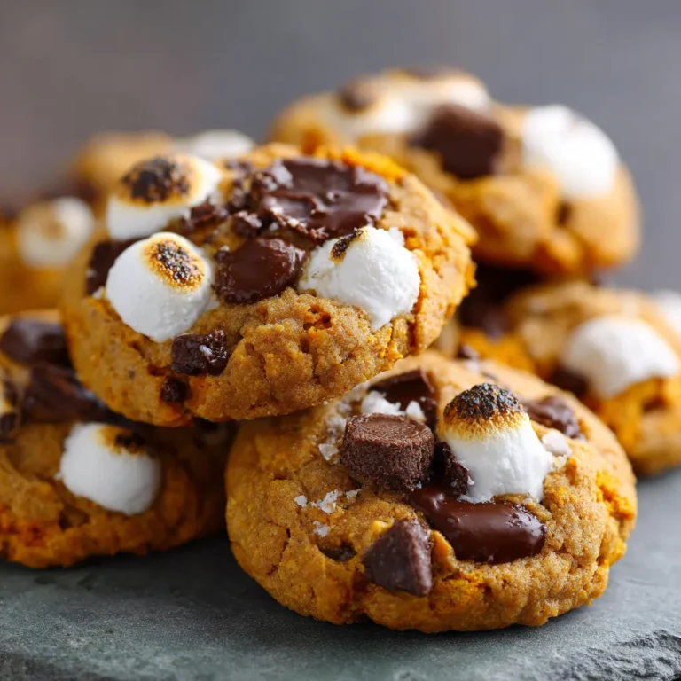 Pumpkin S’mores Cookies