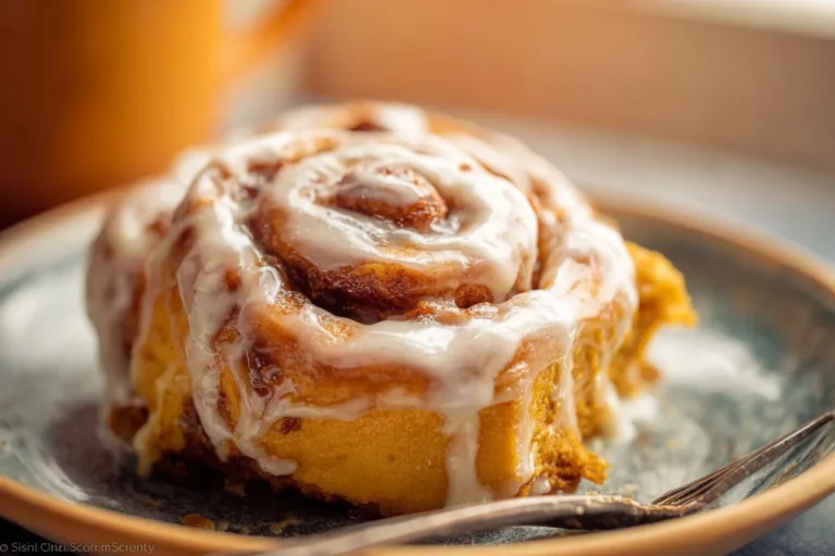 Soft and Gooey Pumpkin Cinnamon Rolls