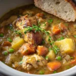 The BEST Crockpot Chicken Stew