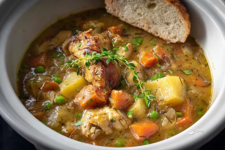 The BEST Crockpot Chicken Stew