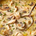 The Best Creamy Chicken Mushroom Soup