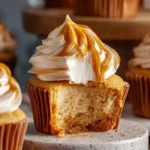 Butterscotch Butterbeer Cupcakes with Cream Cheese Frosting