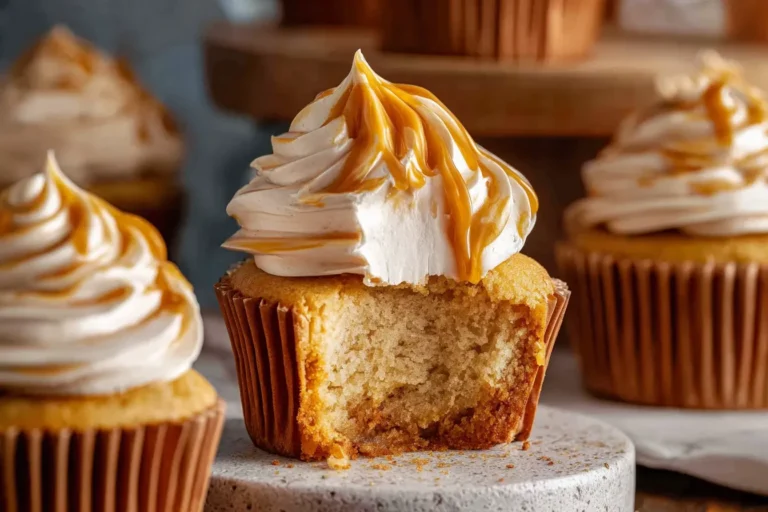 Butterscotch Butterbeer Cupcakes with Cream Cheese Frosting