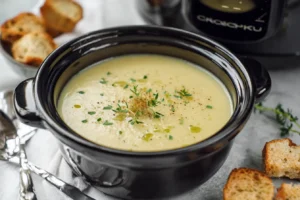Cozy Homemade Potato Leek Soup