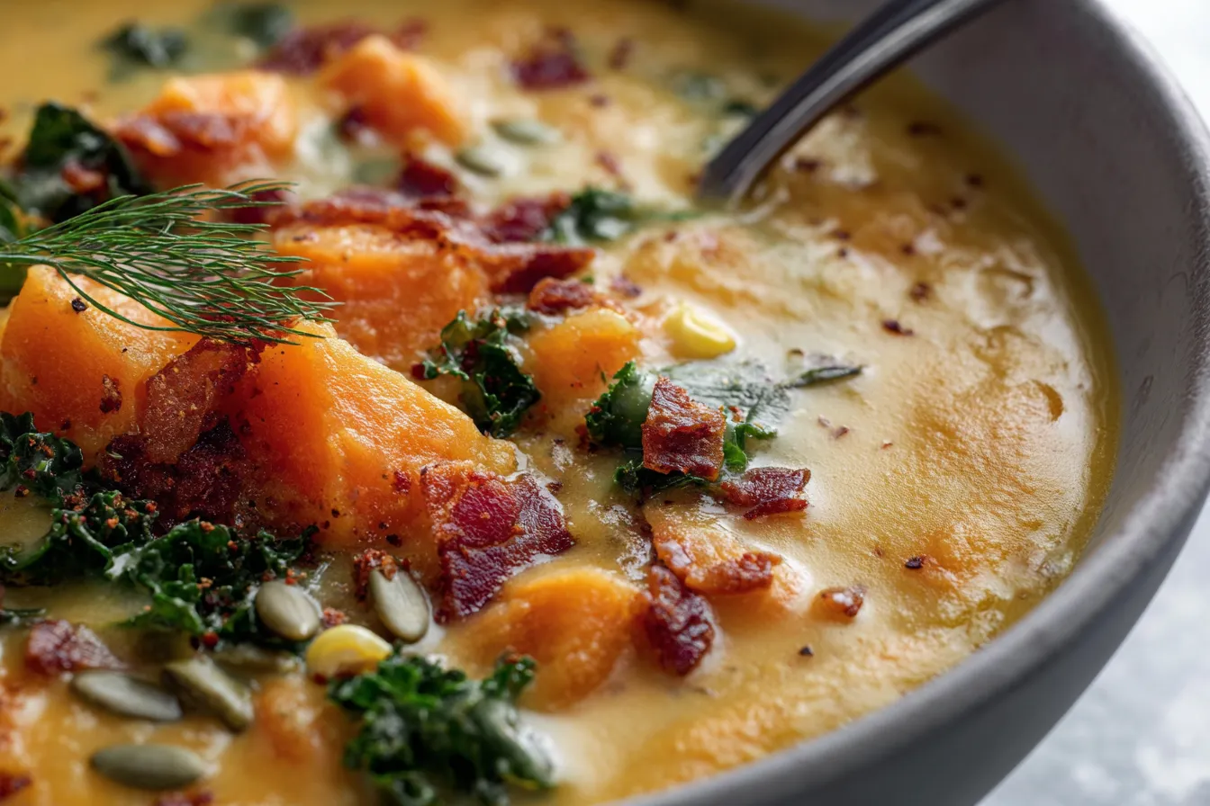 Cozy Sweet Potato Corn Chowder
