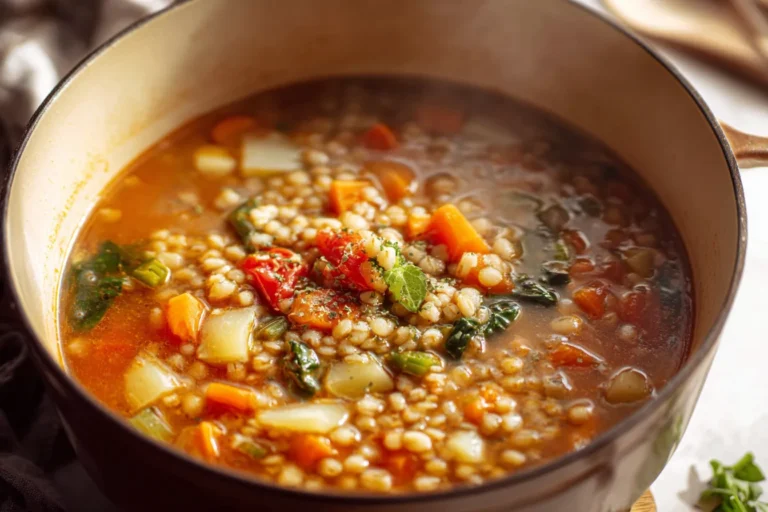 Cozy Vegetable Barley Soup