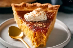 Creamy Pumpkin Brûlée Pie