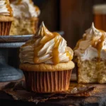 Easy Homemade Butterbeer Cupcakes