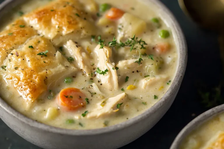 Easy One Pot Chicken Pot Pie Soup