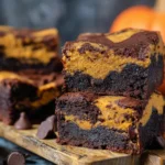 Easy Pumpkin and Chocolate Brownies