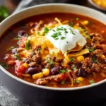 One Pot Taco Soup Recipe