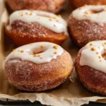 Pumpkin Spice Doughnuts with Cream Cheese Glaze