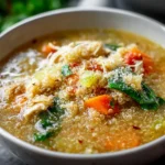 The BEST Chicken Quinoa Soup