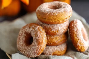 The Best Healthy Pumpkin Donuts